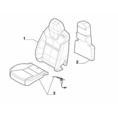 FIAT Ducato 2021-Present Front Seats Padding