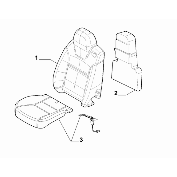 FIAT Ducato 2021-Present Front Seats Padding