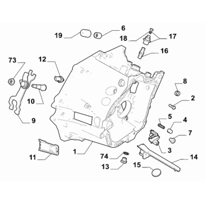 FIAT Doblo 2023-Present Transmission Case And Covers Switch