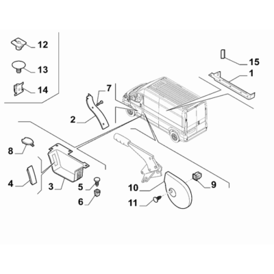 FIAT Ducato 2021-Present Interior Trim Plug