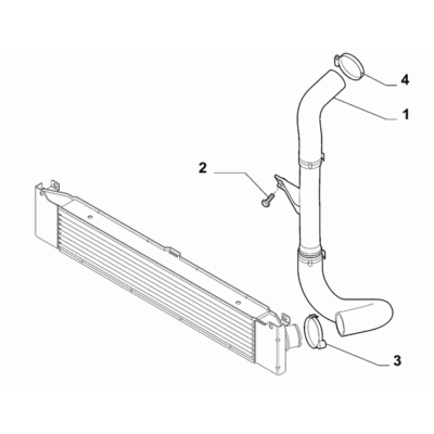 FIAT Ducato 2006-2020 Heat Exchanger Pipeline Sleeve