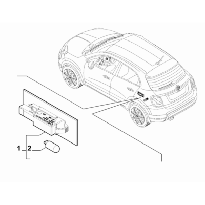 FIAT 500X 2016-Present Inner Lighting Bulb