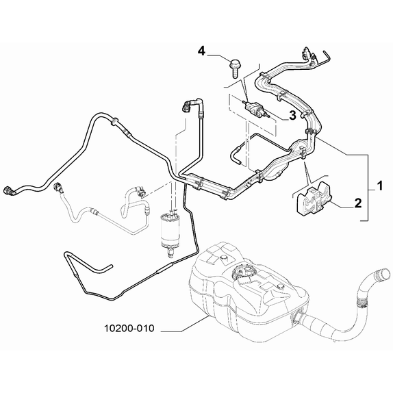 FIAT Ducato 2006-2020 Fuel Tank Pipeline Clip