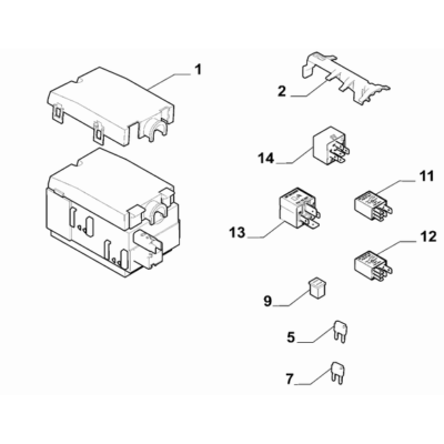 FIAT Doblo 2023-Present Interconnection And Remote Control Switch Fuse