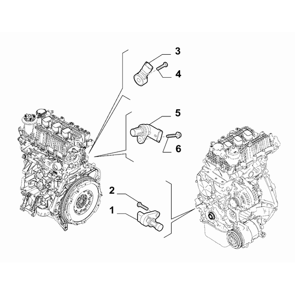 FIAT 500X 2016-Present Engine Ignition System Sending Unit