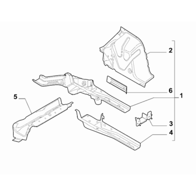 FIAT Abarth 595 2012-Present Floor Pannel Plate