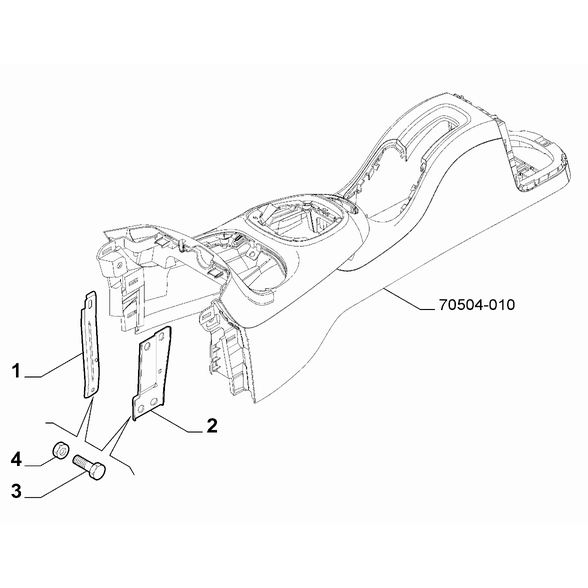 FIAT 500L 2012-2022 Instrument Panel Nut