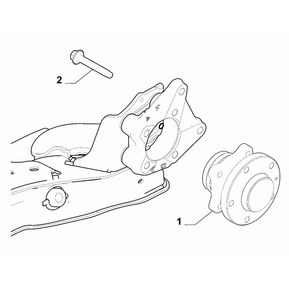 FIAT Doblo 2023-Present Rear Axle Semi-Shaft Screw