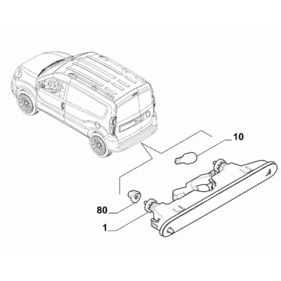 FIAT Doblo 2023-Present Signalling Devices Bulb