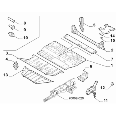 FIAT Ducato 2021-Present Floor Pannel Bracket