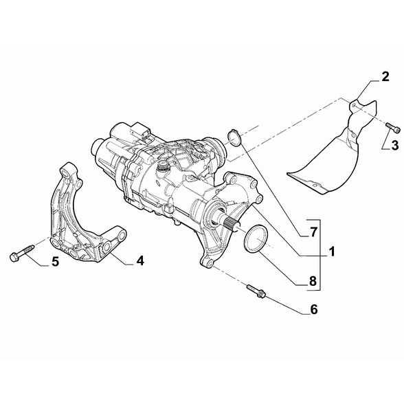 FIAT 500X 2016-Present Front Axle And Pto Seal Gasket
