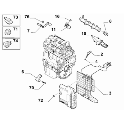 FIAT Doblo 2023-Present Fuel Injection System Sensor
