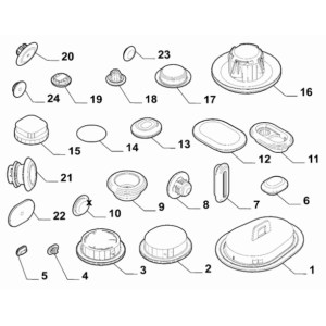 FIAT 600 2023-Present Insulation And Padding Plug
