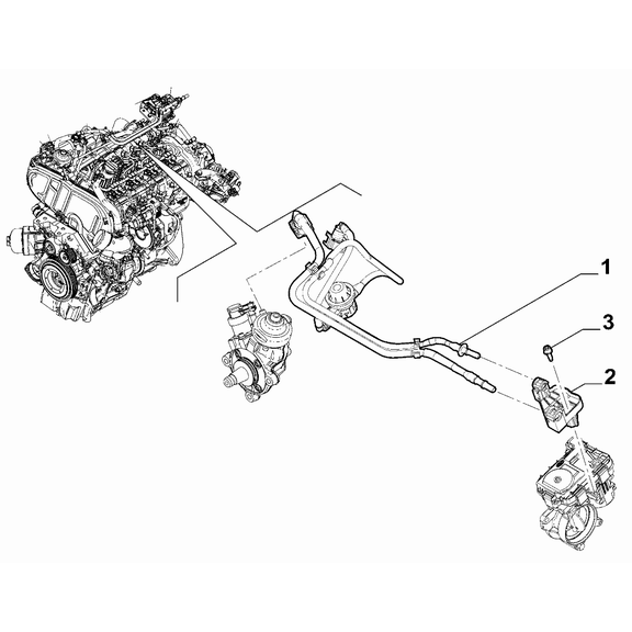 FIAT Ducato 2021-Present Fuel Injection System Screw