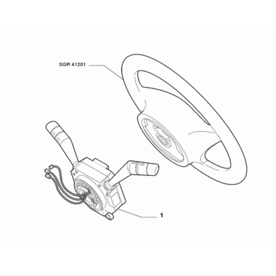 FIAT Grande Punto 2005-2009 Signalling Devices Switch Unit
