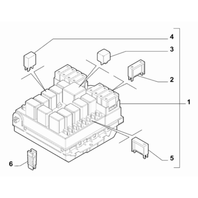 FIAT Ducato 2021-Present Interconnection And Remote Control Switch Relay
