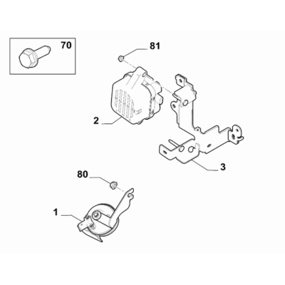 FIAT Doblo 2023-Present Signalling Devices Warning Horn