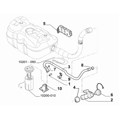 FIAT Ducato 2021-Present Fuel Tank Nut
