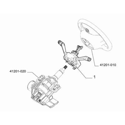 FIAT 500L 2012-2022 Signalling Devices Switch Unit