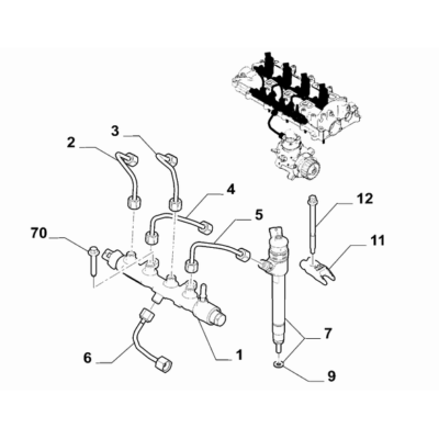 FIAT Doblo 2023-Present Fuel Injection System Injector
