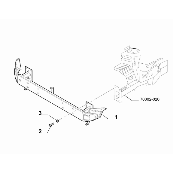 FIAT Ducato 2021-Present Bodyshell,Structure (Front Part) Nut