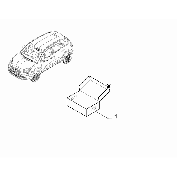 FIAT 500X 2016-Present Brand Applicability To Accessories – Spare Parts Improvement Kit