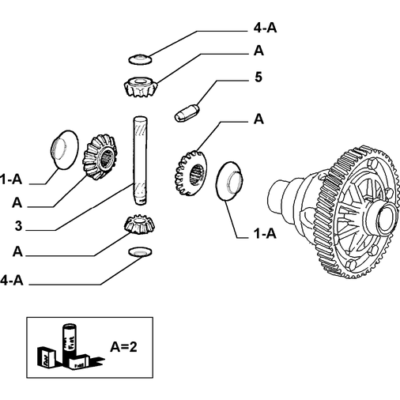 FIAT Grande Punto 2005-2009 Differential Gears Pin