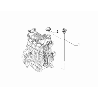 FIAT 500 2016-Present Lubrication System Cap