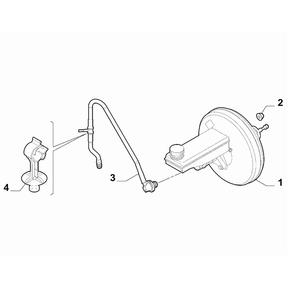 FIAT Ducato 2006-2020 Hydraulic Brake System Power Brake