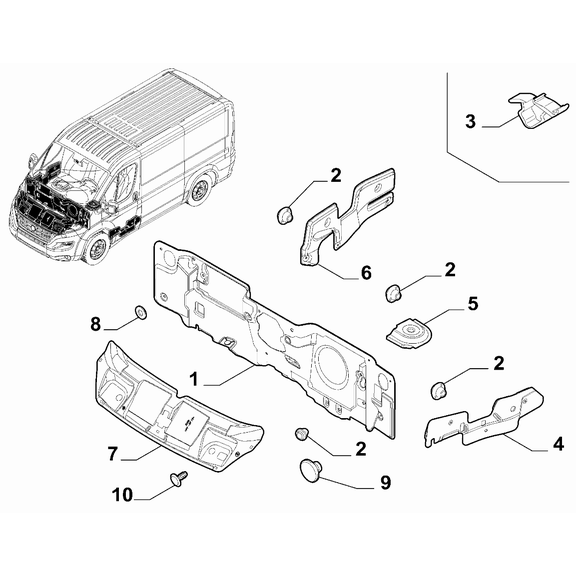 FIAT Ducato 2006-2020 Insulation And Padding Pad