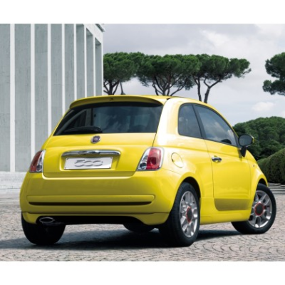 FIAT 500 2016-Present Rear Bumper Spoiler Damage Accident Protection Panel – Primed