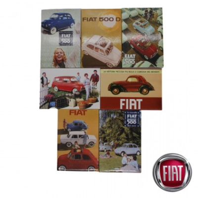 FIAT 500 2016-Present Classic Fiat 500 Magnets