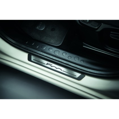FIAT 500L 2012-2022 Kick Plate/Door Guard With Logo