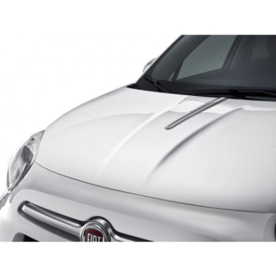 FIAT 500X 2016-Present Off Road Looks Bright Chromed Bonnet Line Decoration