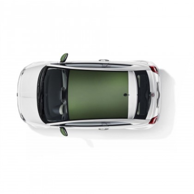 FIAT 500 2016-Present External Steel Roof Graphics Decal/Sticker – Military Green