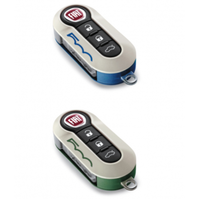 FIAT 500 2016-Present Replacement For Broken Damaged Key Covers – Bicolour – Pair