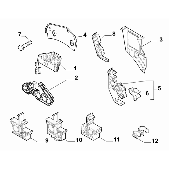 FIAT Ducato 2021-Present Ventilation And Heating Clip