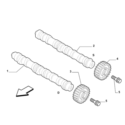 FIAT Fiorino 2007-2021 Distribution Camshaft