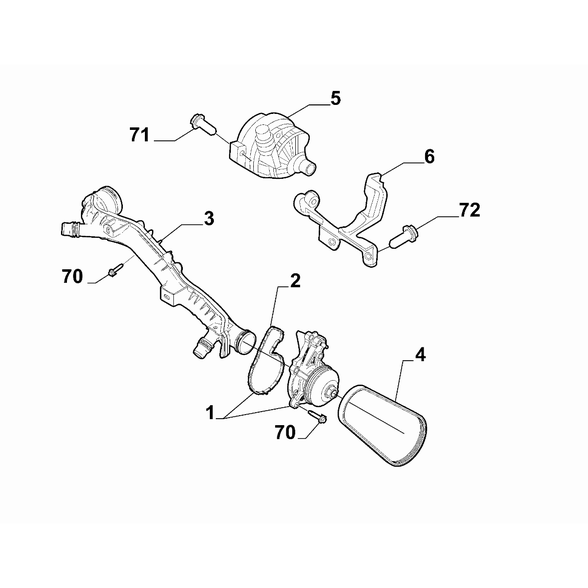 FIAT 600 2023-Present Motore Elettrico Hv Seal Gasket