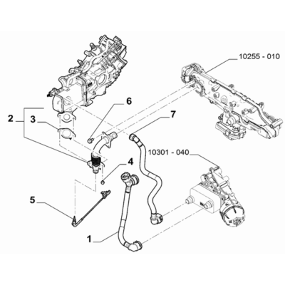 FIAT Ducato 2021-Present Exhaust Gas Control Device Seal Gasket