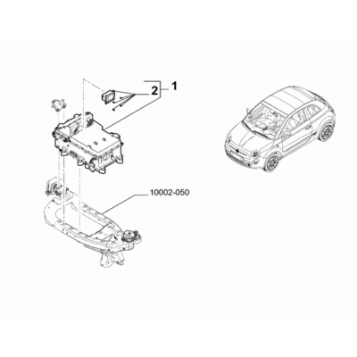 FIAT Abarth 500e 2023-Present Batteria Ed Elementi Hv Repair Kit