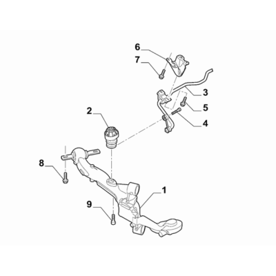 FIAT Doblo 2011-2022 Rear Suspension Bracket