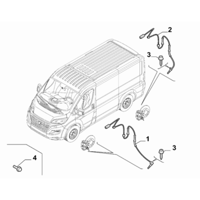 FIAT Ducato 2021-Present Hydraulic Brake System Sending Unit