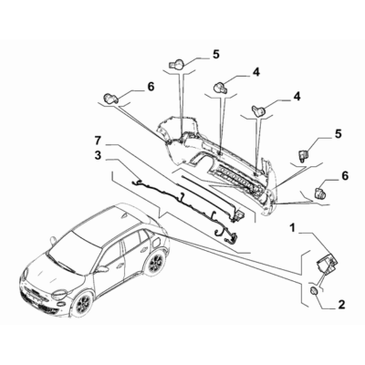 FIAT 600 2023-Present Signalling Devices Sensor