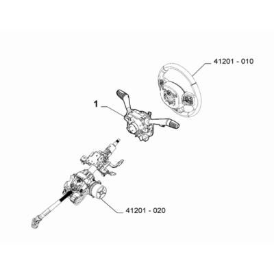 FIAT 600 2023-Present Signalling Devices Switch Unit
