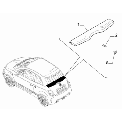 FIAT Abarth 695 2012-Present Interior Trim Hat Board