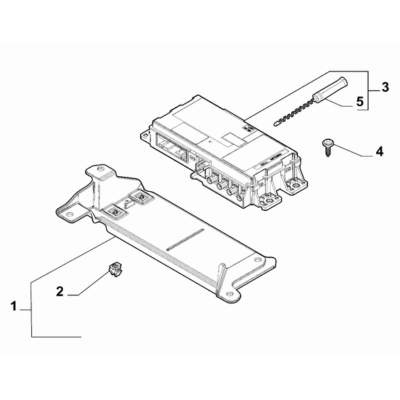 FIAT 500e 2013-Present Infotainment Devices Battery