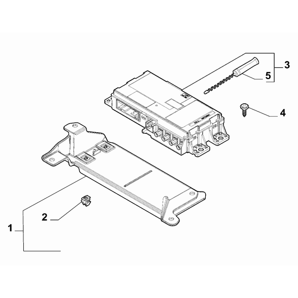FIAT 500e 2013-Present Infotainment Devices Battery