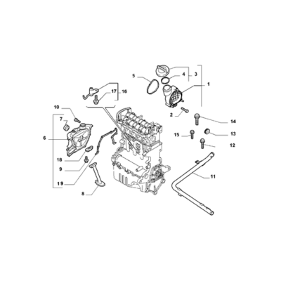 FIAT Doblo 2011-2022 Lubrication System Jet