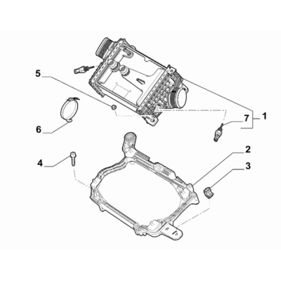 FIAT Ducato 2021-Present Heat Exchanger Pipeline Heat Exchanger